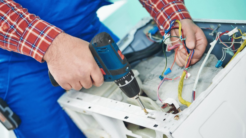 Manisa Samsung Samsung çamaşır makinesi kart tamiri – Su almama arızası orijinal parça ile giderildi. - Teknik servis örneği